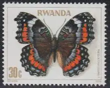 Ruanda Mi.Nr. 975A Schmetterlinge, Precis octavia (30)