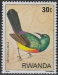 Ruanda Mi.Nr. 1020A Vögel, Nectarinia regia (30)