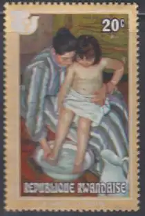 Ruanda Mi.Nr. 724A Jahr d.Frau, Gemälde Cassatt Die Morgenwäsche (20)