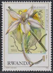 Ruanda Mi.Nr. 846A Orchideen, Aerangis kotschyana (1)