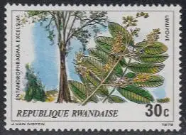 Ruanda Mi.Nr. 985A Bäume, Entandrophragma excelsum (30)