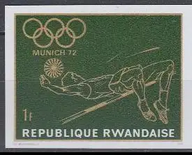 Ruanda Mi.Nr. 458B Olympiade 1972 München, Hochsprung, ungez. (1)