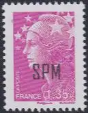 St. Pierre & M. Mi.Nr. 1063 Freim. Marianne (Beaujard) (1,35)