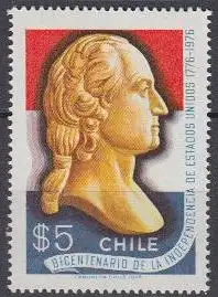 Chile Mi.Nr. 857 200J. Unabhängigkeit der USA, George Washington (5)