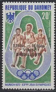 Dahomey Mi.Nr. 499 Olymp.Spiele 1972 München Goldmedaille Viren (20)