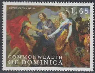 Dominica Mi.Nr. 2886 400.Geb.van Dyck, Die Enthaltsamkeit des Scipio (1,65)