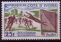 Elfenbeinküste Mi.Nr. 235 Sportspiele Abidjan, Fußball (25)