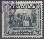 El Salvador Mi.Nr. 424 Freim. Landesmotive, Verschwörung von 1811 (5)