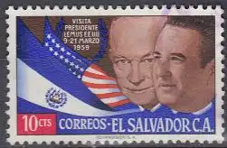 El Salvador Mi.Nr. 810 Präsident Lemus in USA, Eisenhower (10)