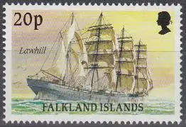 Falklandinseln Mi.Nr. 498I Freim. Kap Hoorn-Umsegler, Lawhill (20)