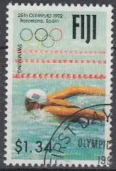 Fidschi-Inseln Mi.Nr. 662 Olympia 1992, Schwimmen (1,34)