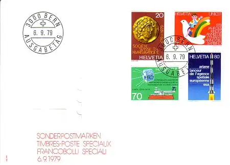 Schweiz Mi.Nr. 1161-64 Jahresereignisse 1979 (4 Werte)