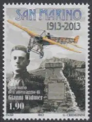 San Marino Mi.Nr. 2553 Gianni Widmer Flugpionier, Eindecker Blériot XI (1,90)