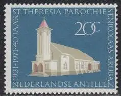 Niederl.Antillen Mi.Nr. 228 Pfarrkirche St. Nicolaas (20)