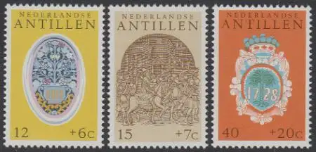 Niederl.Antillen Mi.Nr. 295-97 Soziale und kulturelle Fürsorge (3 Werte)