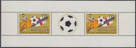 Niederl.Antillen Mi.Nr. Block 19 Fußball-WM1982 Spanien 