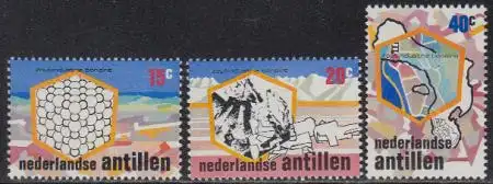 Niederl.Antillen Mi.Nr. 298-300 Salzindustrie Bonaire (3 Werte)