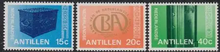 Niederl.Antillen Mi.Nr. 352-54 150J. Bank der Niederl. Antillen (3 Werte)