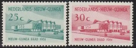 Niederl. Neuguinea Mi.Nr. 67-68 Eröffnung des Neuguinea-Rates (2 Werte)