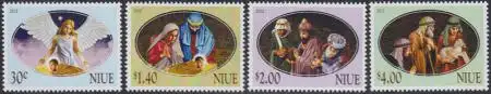 Niue Mi.Nr. 1202-05 Weihnachten (4 Werte)