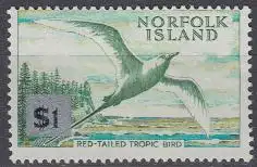 Norfolk-Insel Mi.Nr. 73I Freim. Tropikvogel MiNr.36 mit Aufdr. $ 1 (1)