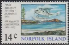 Norfolk-Insel Mi.Nr. 153 1.Flugzeuglandung auf Norfolk-Insel (14)