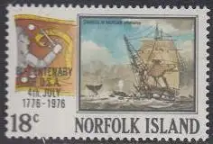 Norfolk-Insel Mi.Nr. 177 200J.USA-Unabhängigkeit, Walfangschiff (18)