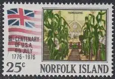 Norfolk-Insel Mi.Nr. 178 200J.USA-Unabhängigkeit, Erntedankfest (25)