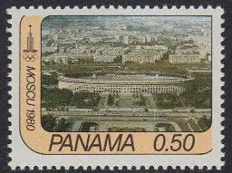 Panama Mi.Nr. 1334 Olymp. Sommerspiele Moskau, Leninstadion (0,50)