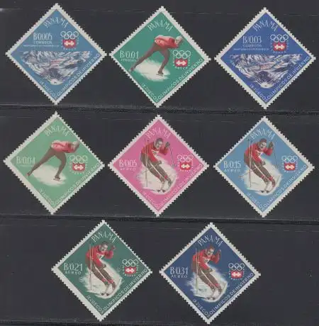 Panama Mi.Nr. 677-84 Olympia 1964 Innsbruck (8 Werte)