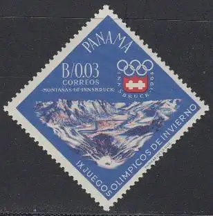 Panama Mi.Nr. 679 Olympia 1964 Innsbruck, Tiroler Berglandschaft (0,03)