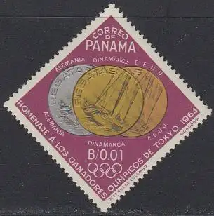 Panama Mi.Nr. 786 Olympiade 1964 Tokio, Medaillengewinner Segeln (0,01)