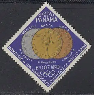 Panama Mi.Nr. 792 Olympiade 1964 Tokio, Medaillengewinner, Laufen (0,07)