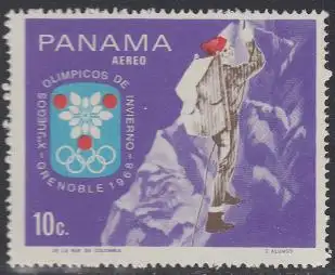 Panama Mi.Nr. 1049 Olympiade 1968 Grenoble, Bergsteigen (10)