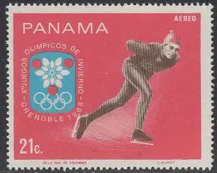 Panama Mi.Nr. 1050 Olympiade 1968 Grenoble, Eisschnelllauf (21)