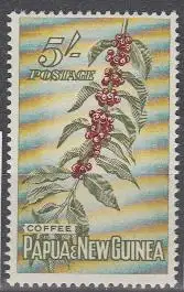 Papua Neuguinea Mi.Nr. 21 Freim. Zweig des Kaffeestrauchs (5'-)