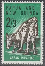 Papua Neuguinea Mi.Nr. 77 Landung Australisch-Neuseeländisches Armeekorps (2'3)