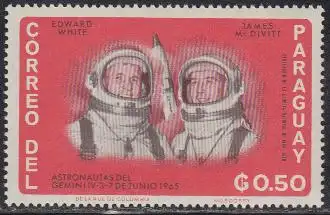 Paraguay Mi.Nr. 1507 Raumfahrt, Gemini 4 (0,50)