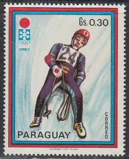 Paraguay Mi.Nr. 2269 Olympia 1972 Sapporo, Rodeln (0,30)