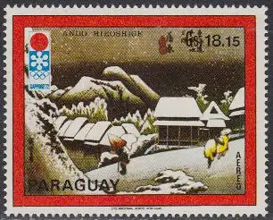 Paraguay Mi.Nr. 2273 Olympia 1972 Sapporo, Winterliches Dorf (18,15)