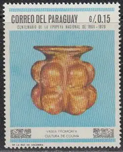 Paraguay Mi.Nr. 1789 Olympia 1968 Mexico, Tonvase (0,15)