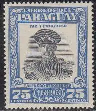 Paraguay Mi.Nr. 803 Wiederwahl Präsident Alfredo Stroessner (75)