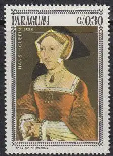 Paraguay Mi.Nr. 1669 Gemälde von Hans Holbein (0,30)