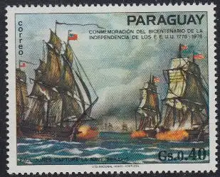 Paraguay Mi.Nr. 2735 200J. USA-Unabhängigkeit, Gemälde (0,40)