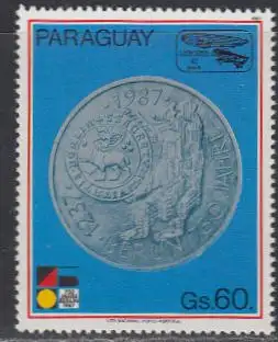 Paraguay Mi.Nr. 4129 750J. Berlin, LUPOSTA, Gedenkmünze (60)