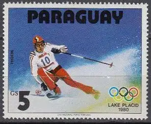 Paraguay Mi.Nr. 3199 Olymp. Winterspiele Lake Placid, Thöni, Abfahrtslauf (5)