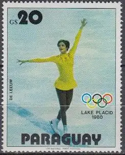 Paraguay Mi.Nr. 3203 Olymp. Winterspiele Lake Placid, Leeuw, Eiskunstlauf (20)