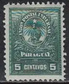 Paraguay Mi.Nr. 49 Freim. Wappenlöwe (5)