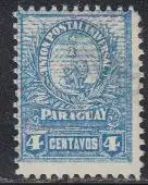 Paraguay Mi.Nr. 57 Freim. Wappenlöwe (4)