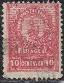 Paraguay Mi.Nr. 60 Freim. Wappenlöwe (10)